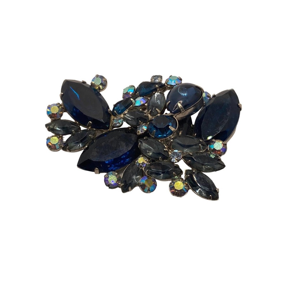 Vintage‎ Huge Oversized Rhinestone Brooch